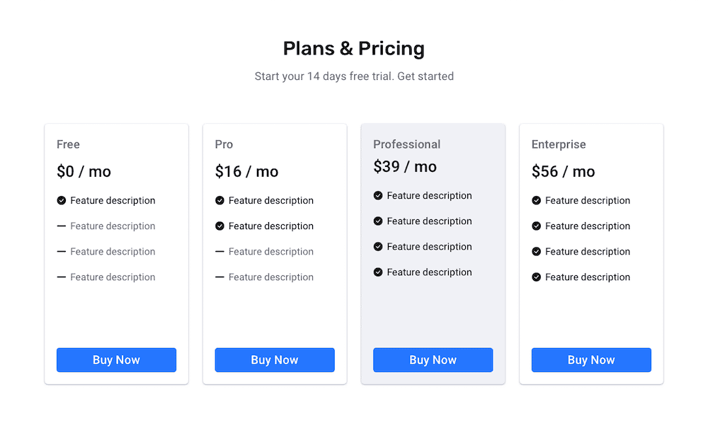 Pricing Center 07